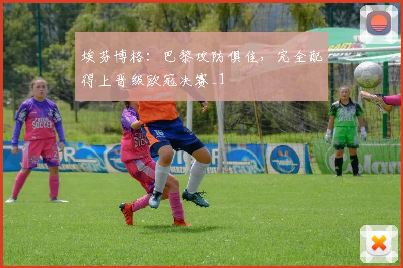 埃芬博格：巴黎攻防俱佳，完全配得上晋级欧冠决赛_1